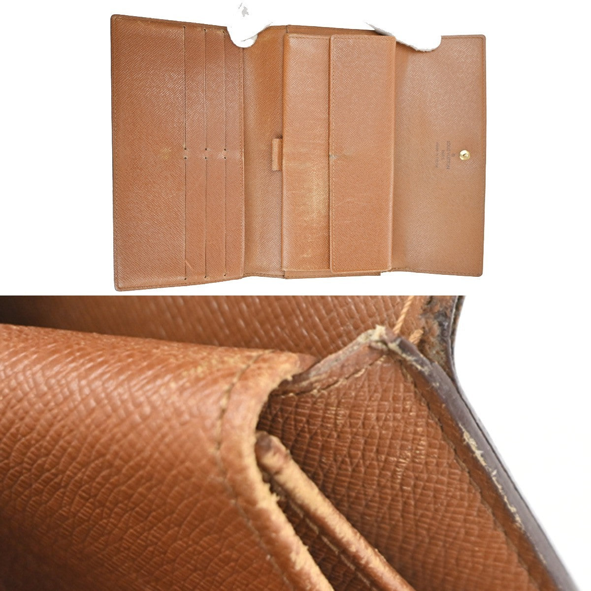 LOUIS VUITTON LV  International  5 Set Wallet Monogram Damier Leather BN 62KD076