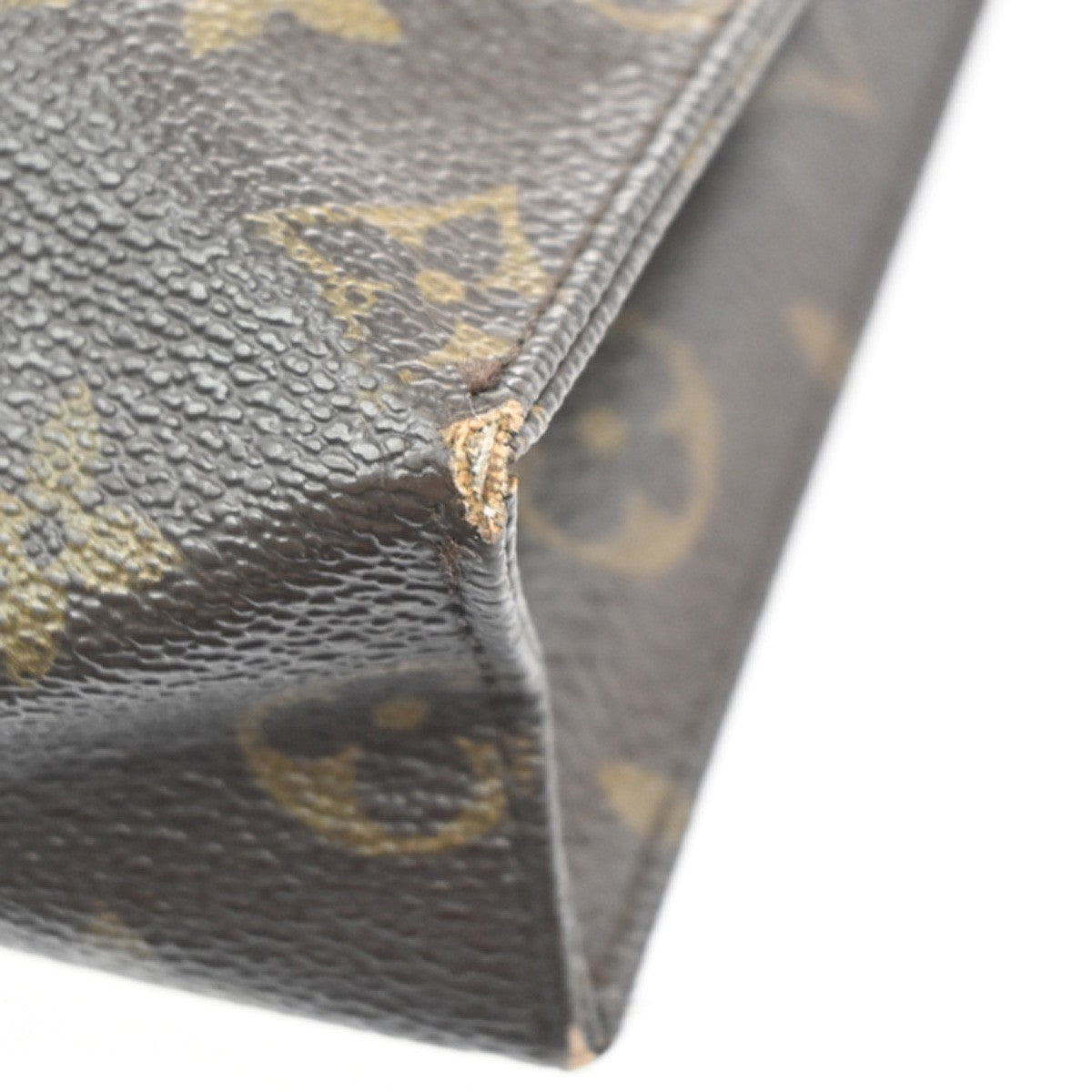 LOUIS VUITTON 2 Set Trousse Toilette Poche Toilette Bag Monogram Leather 09KC593