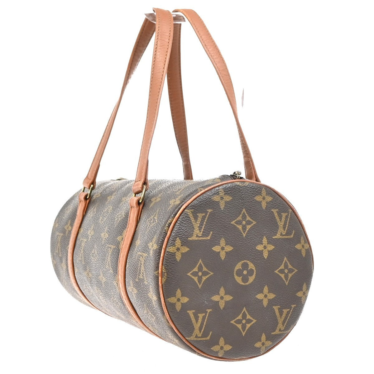 LOUIS VUITTON Logo PAPILLON 30 Hand Bag Monogram Leather Brown M51365 31PA142