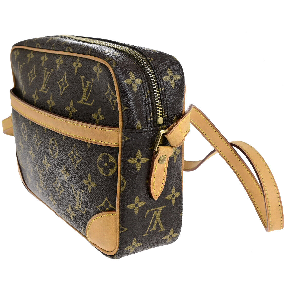 LOUIS VUITTON Trocadero 27 Shoulder Bag Monogram Leather Brown M51274 99SJ108