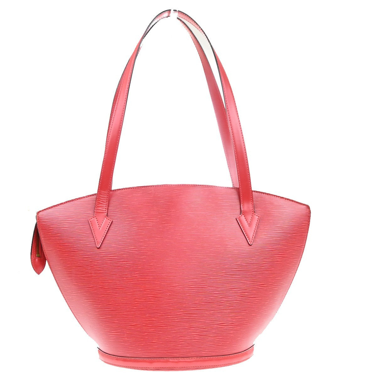LOUIS VUITTON LV Saint Jacques Hand Bag Epi Leather Red France M52267 32MA233