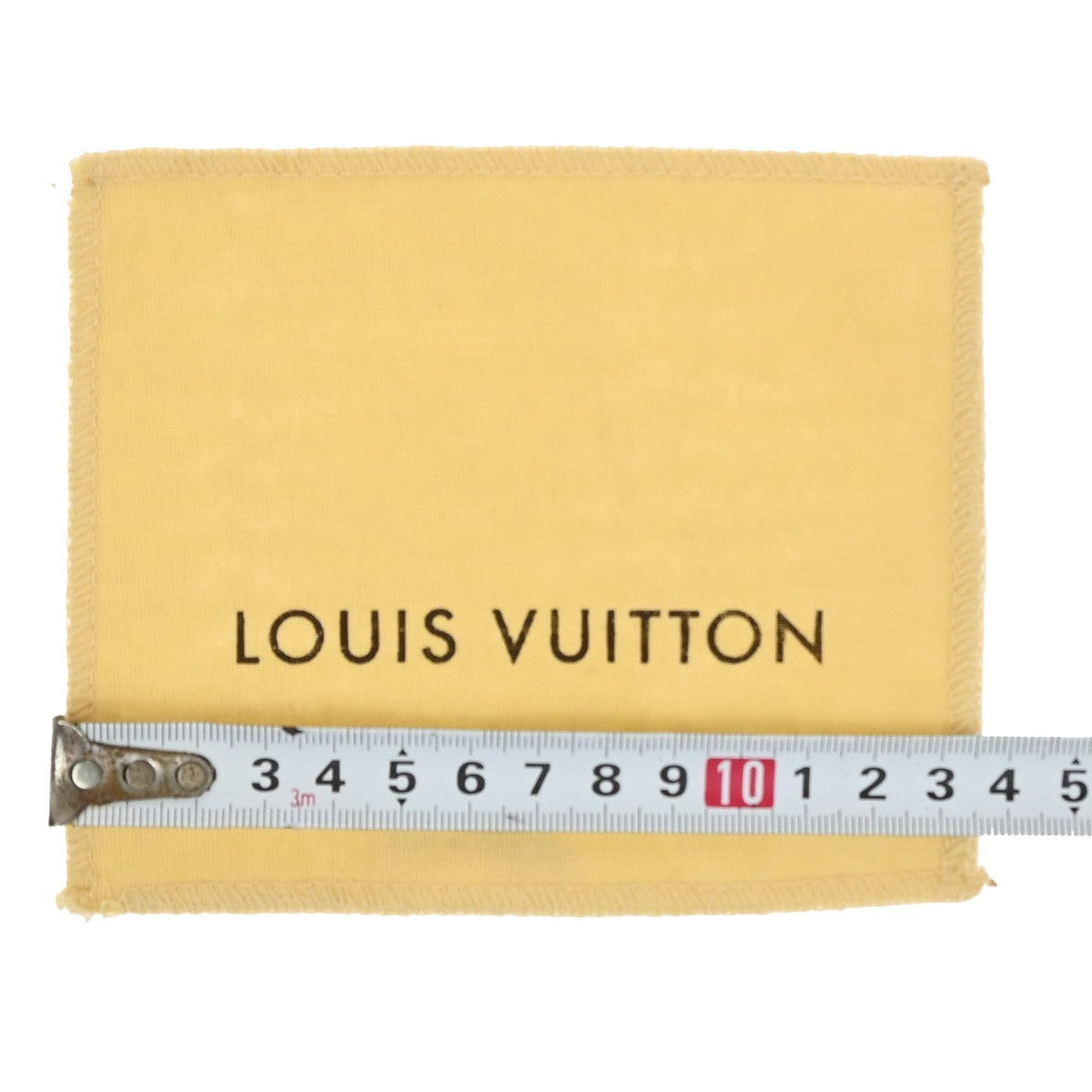 LOUIS VUITTON Logo 10 Set Dust Bag Drawstring Canvas Cotton Beige Brown 09EF843