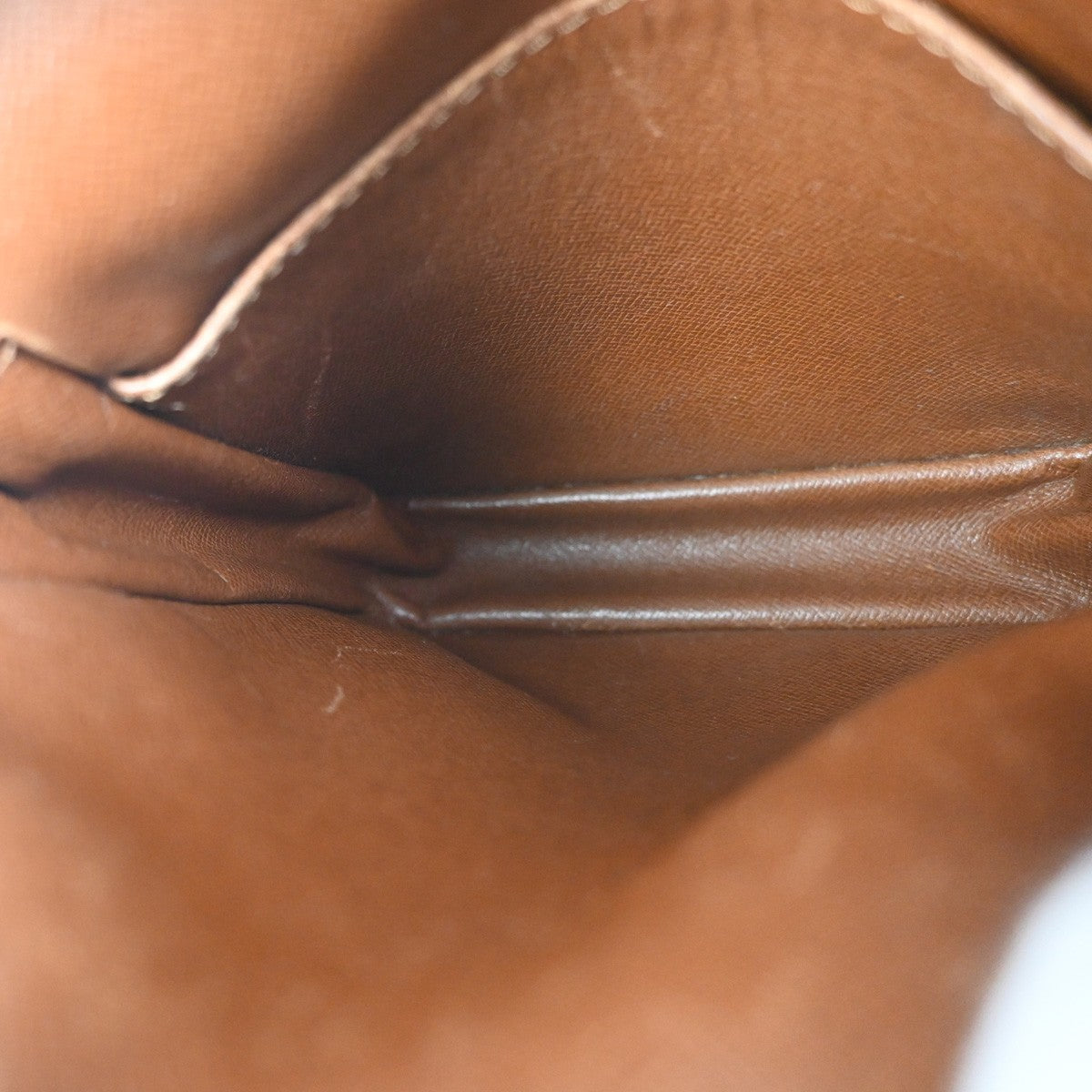 LOUIS VUITTON Danube Shoulder Bag Monogram Leather Brown France M45266 65ZA338