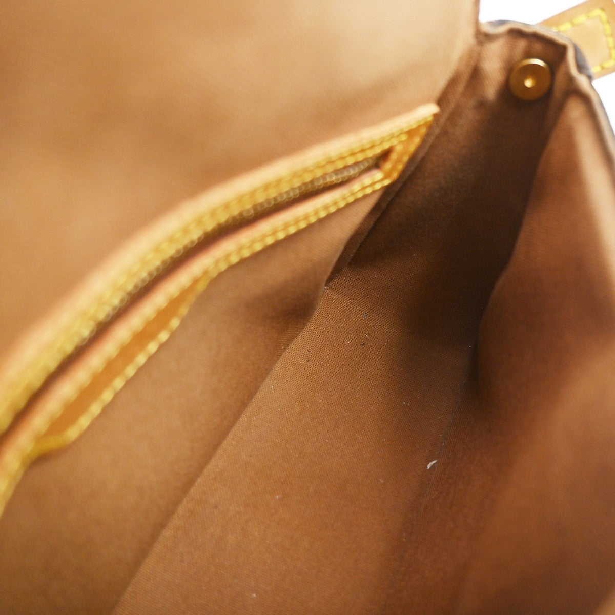 LOUIS VUITTON Mini Looping Hand Bag Monogram Leather Brown M51147 16EF990