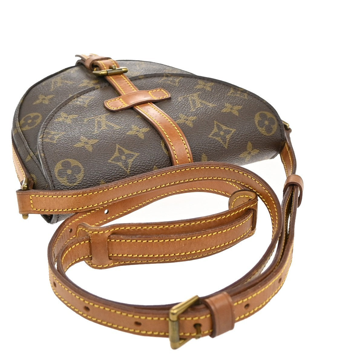 LOUIS VUITTON Chantilly PM Shoulder Bag Monogram Leather Brown M51234 30EF840