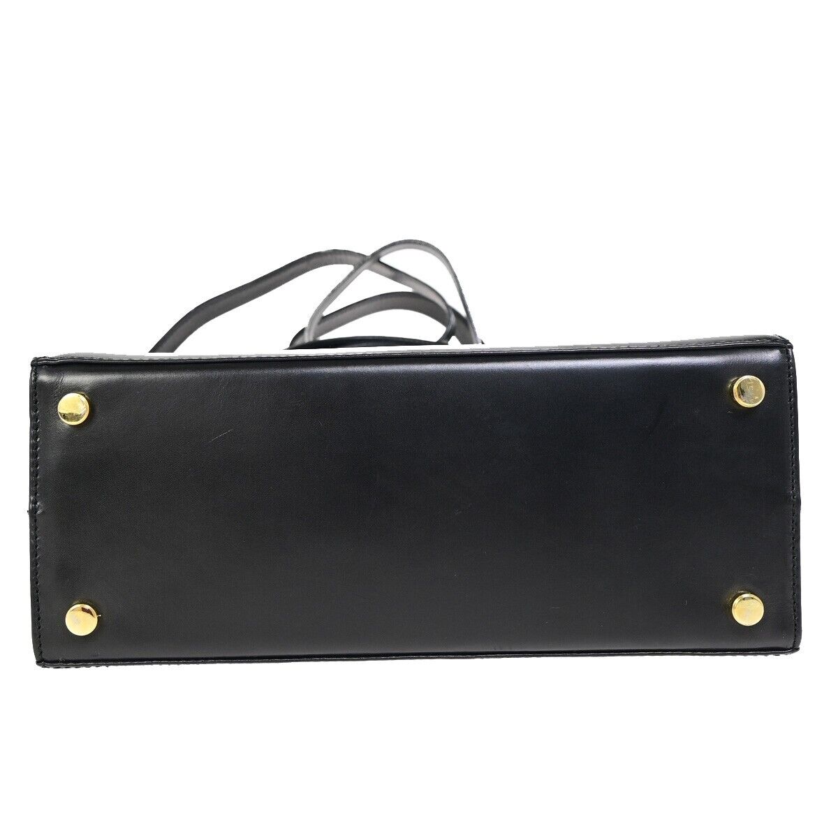 SALVATORE FERRAGAMO Logo Vara 2Way Shoulder Hand Bag Canvas Leather BK 86FA675