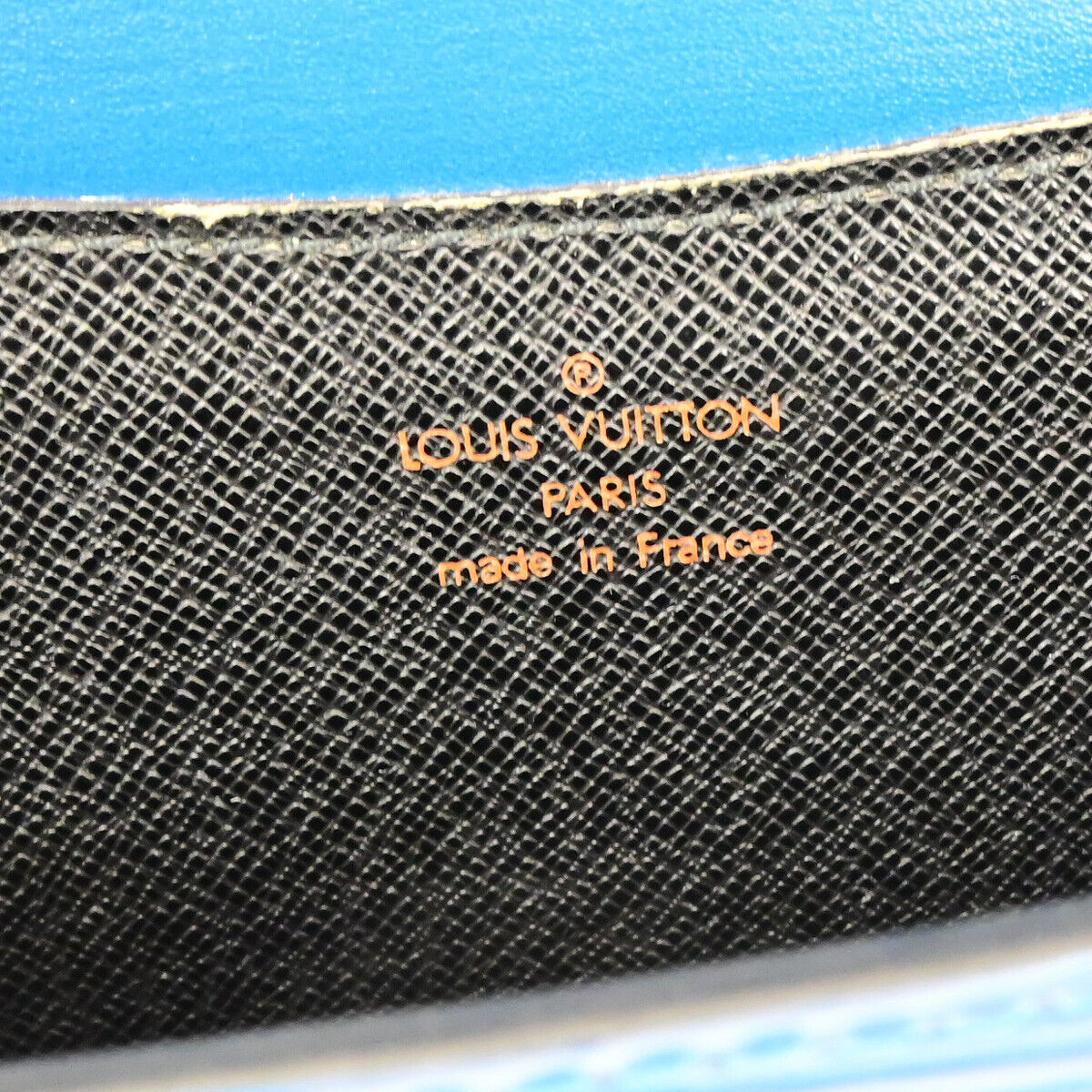 LOUIS VUITTON Grenell Both Flap Shoulder Bag Epi Leather Blue M52365 87YF336