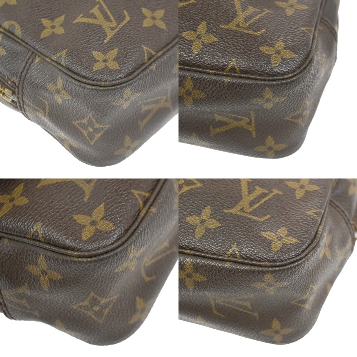 LOUIS VUITTON Trousse Toilette 23 Clutch Hand Bag Monogram Brown M47524 66YJ070