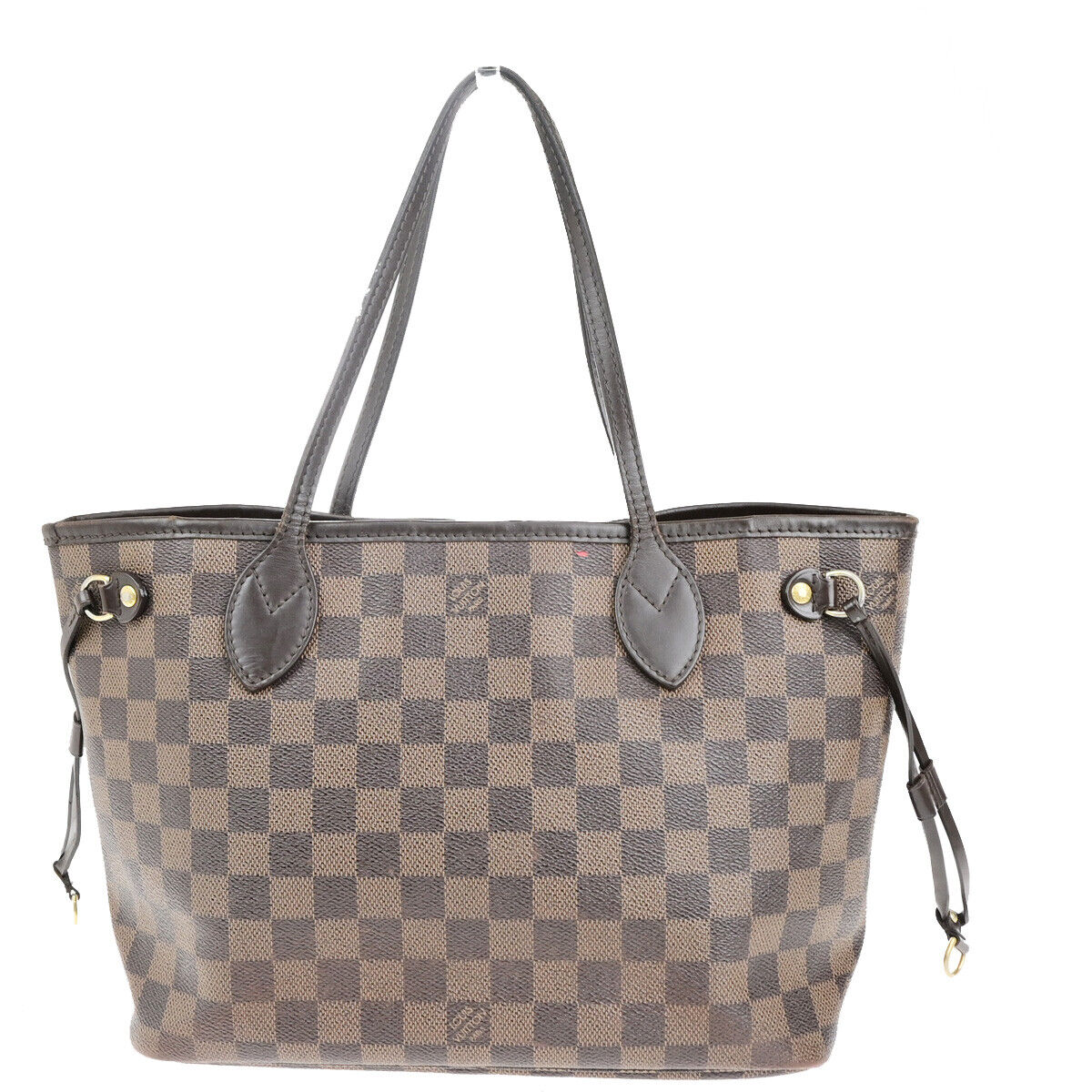 LOUIS VUITTON Neverfull PM Shoulder Tote Bag Damier Leather Brown N51109 79SJ514