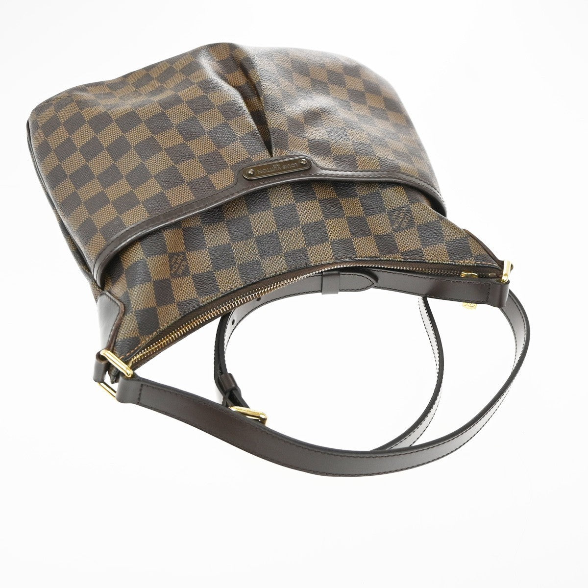 LOUIS VUITTON Bloomsbury PM Shoulder Bag Damier Leather Brown N42251 11TA477