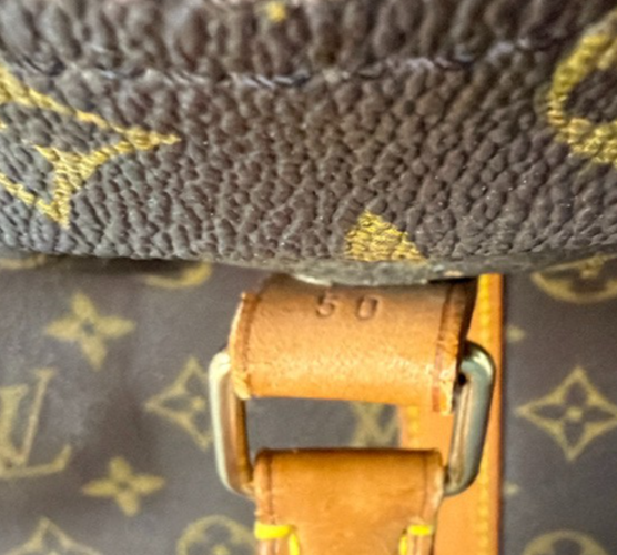 LOUIS VUITTON Sirius 50 Travel Hand Bag Monogram Leather Brown M41406 36YJ161