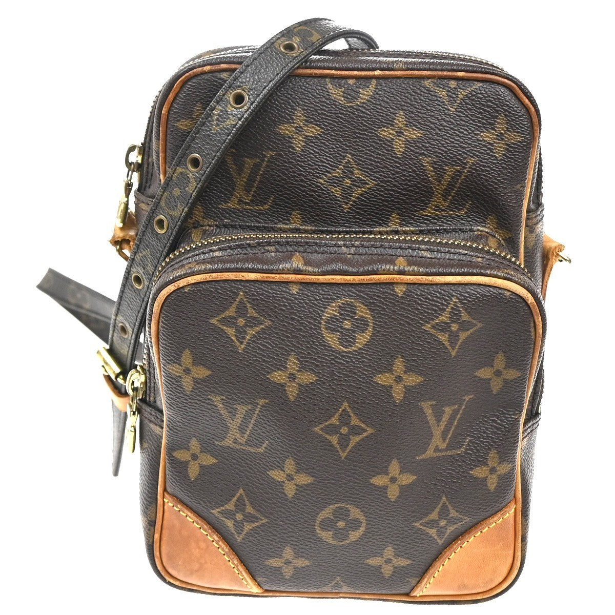 LOUIS VUITTON Amazon Crossbody Shoulder Bag Monogram Leather BN M45236 32KC420