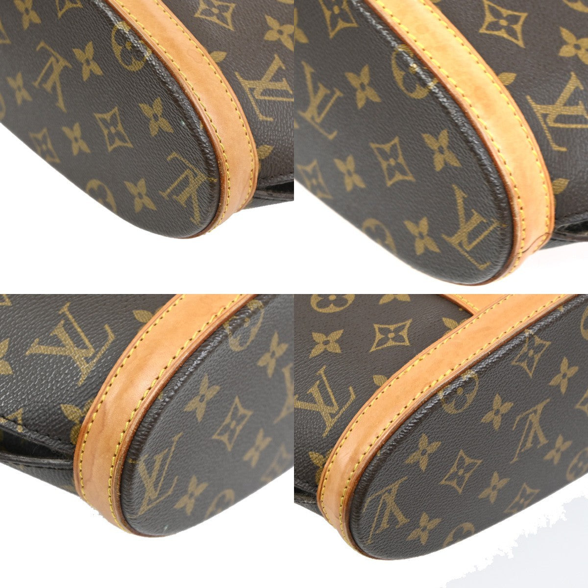 LOUIS VUITTON BABYLONE Shoulder Bag Monogram Leather Brown France M51102 81KC608