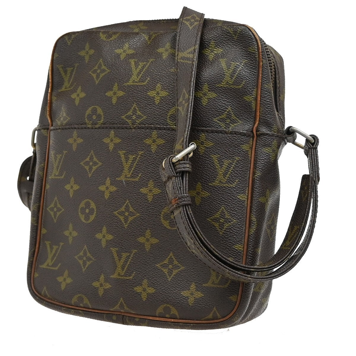 LOUIS VUITTON Petit Marceau Shoulder Bag Monogram Leather Brown M40264 04EE194