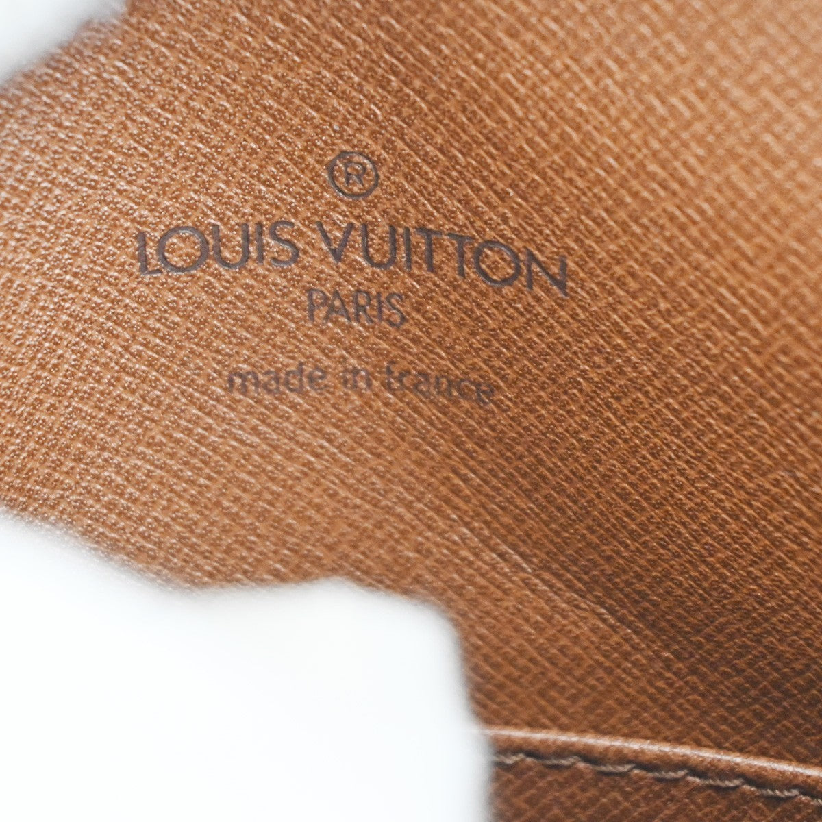 LOUIS VUITTON Danube Shoulder Bag Monogram Leather Brown France M45266 89MA077