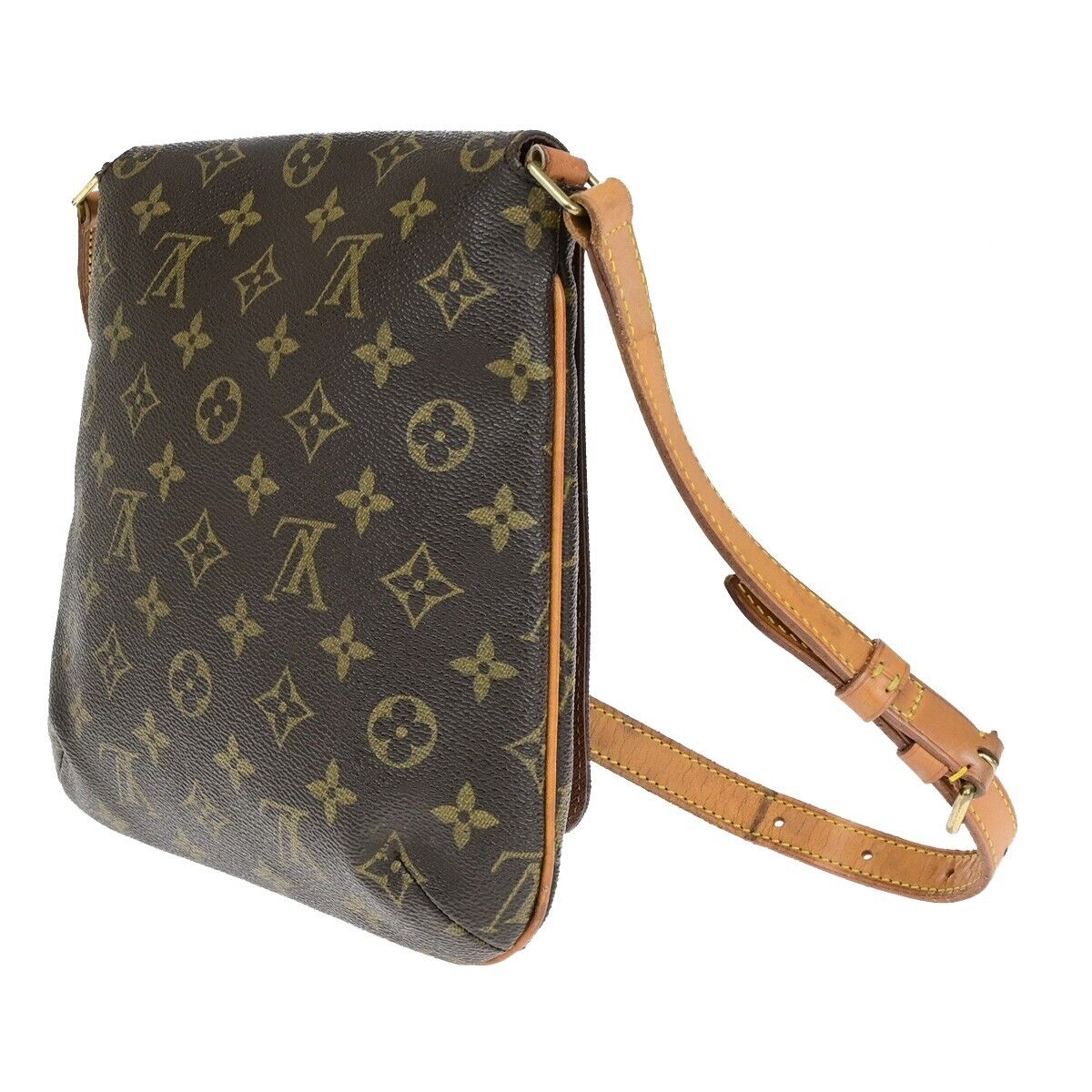 LOUIS VUITTON Musette Salsa Short Shoulder Bag Monogram Brown M51258 70EB765