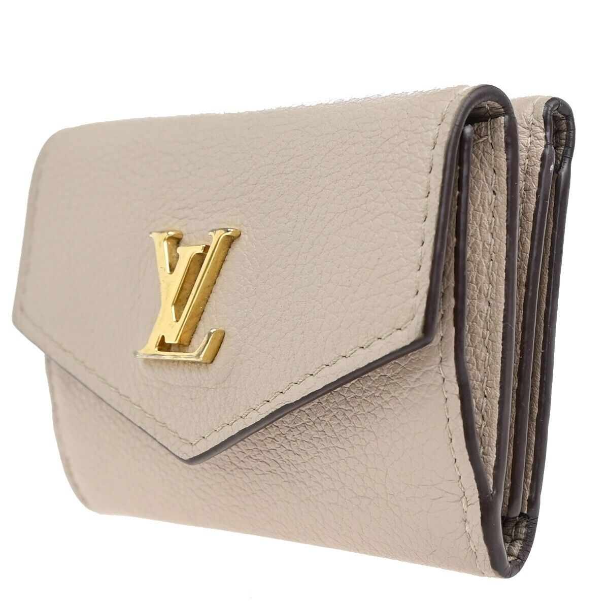 LOUIS VUITTON LV Portefeuille Rock Mini Wallet Trifold Greige M69340 30SH808