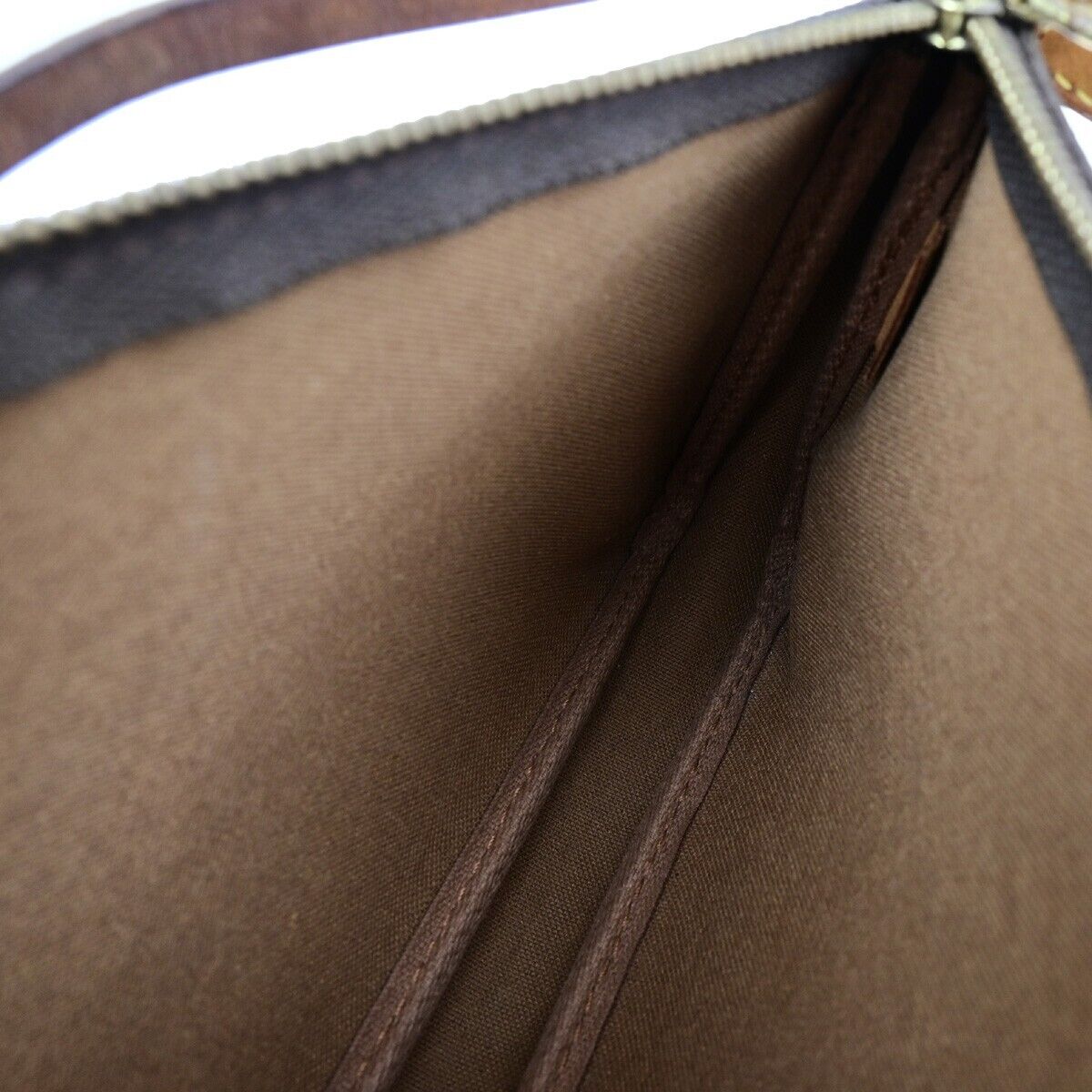 LOUIS VUITTON Pochette Accessoires Hand Bag Monogram Leather BN M51980 84EB742