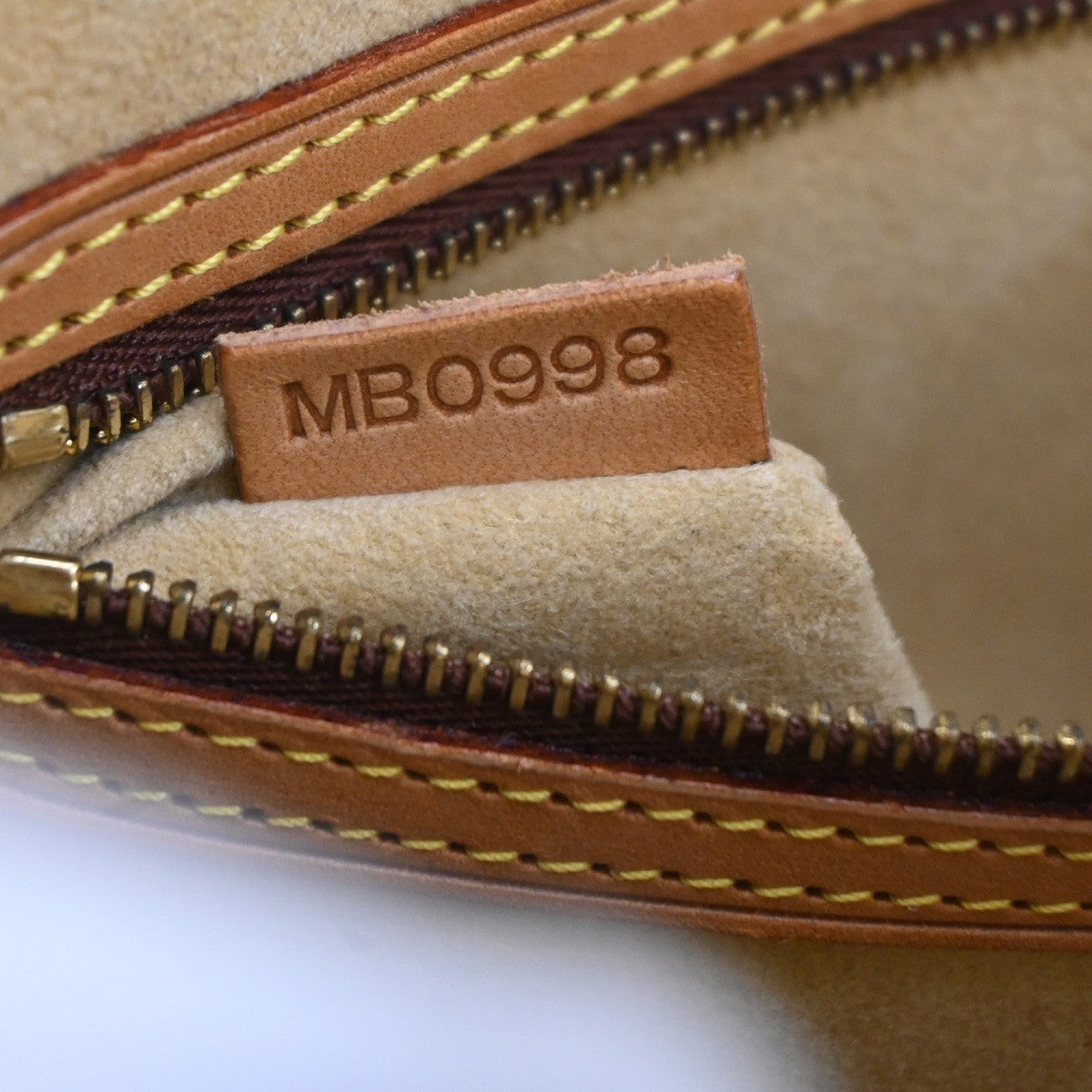 LOUIS VUITTON BABYLONE Shoulder Bag Monogram Leather Brown France M51102 98MA204