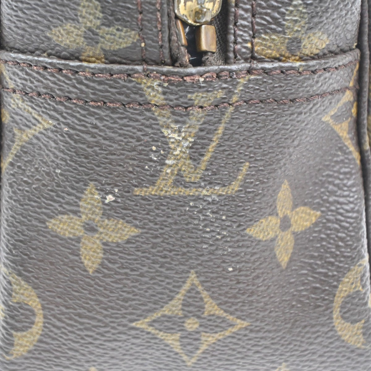 LOUIS VUITTON Trousse Toilette 28 Clutch Hand Bag Monogram Brown M47522 05KC254