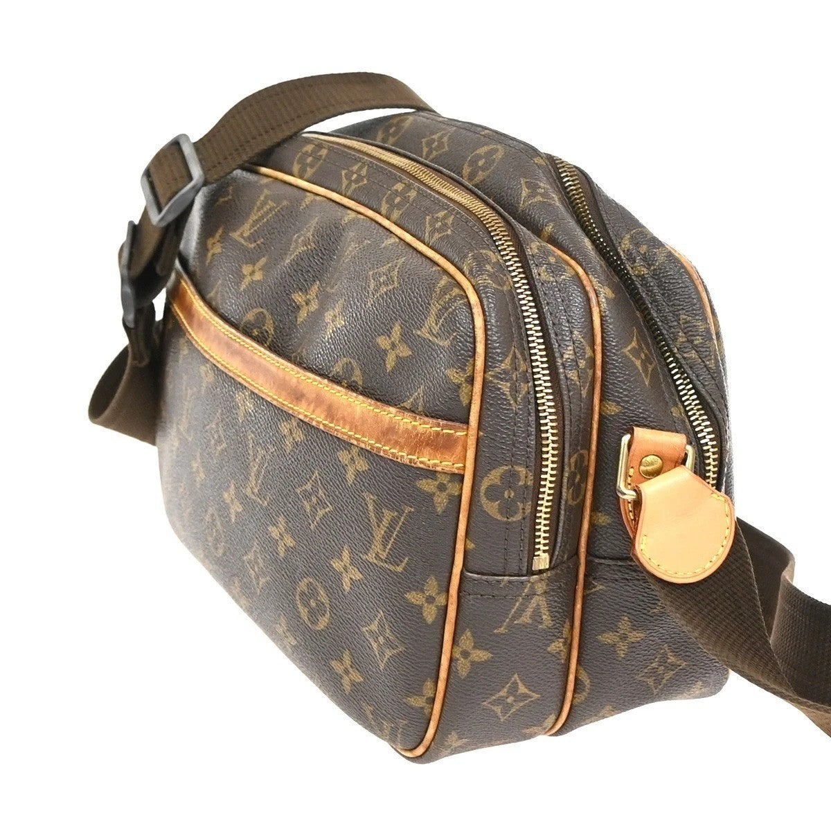 LOUIS VUITTON Reporter PM Crossbody Shoulder Bag Monogram Leather M45254 34KC186