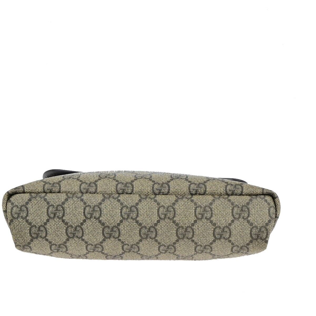 GUCCI Logo GG Pattern Crossbody Shoulder Bag PVC Leather Brown Italy 68EC870