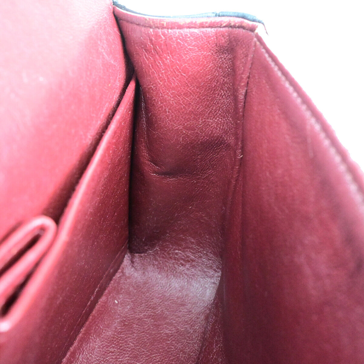 CHANEL CC Matelasse 23 Double Flap Chain Shoulder Bag Leather Black GHW 807RK150