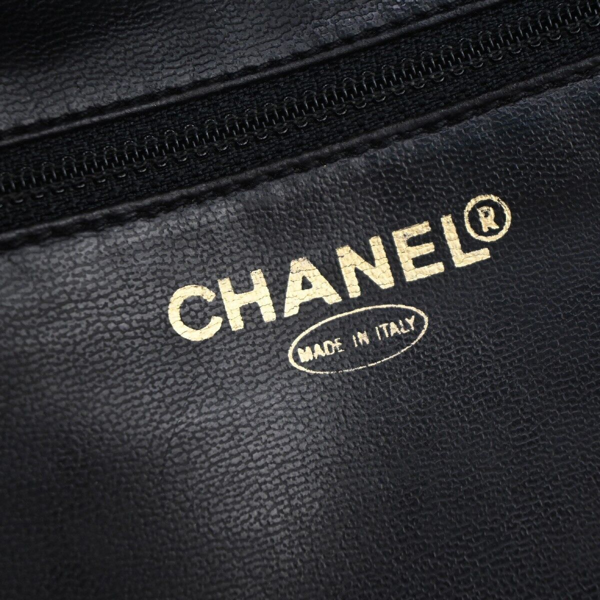 CHANEL CC Logo Vanity Cosmetic 2Way Hand Bag Caviar Leather Black GHW 304RJ716