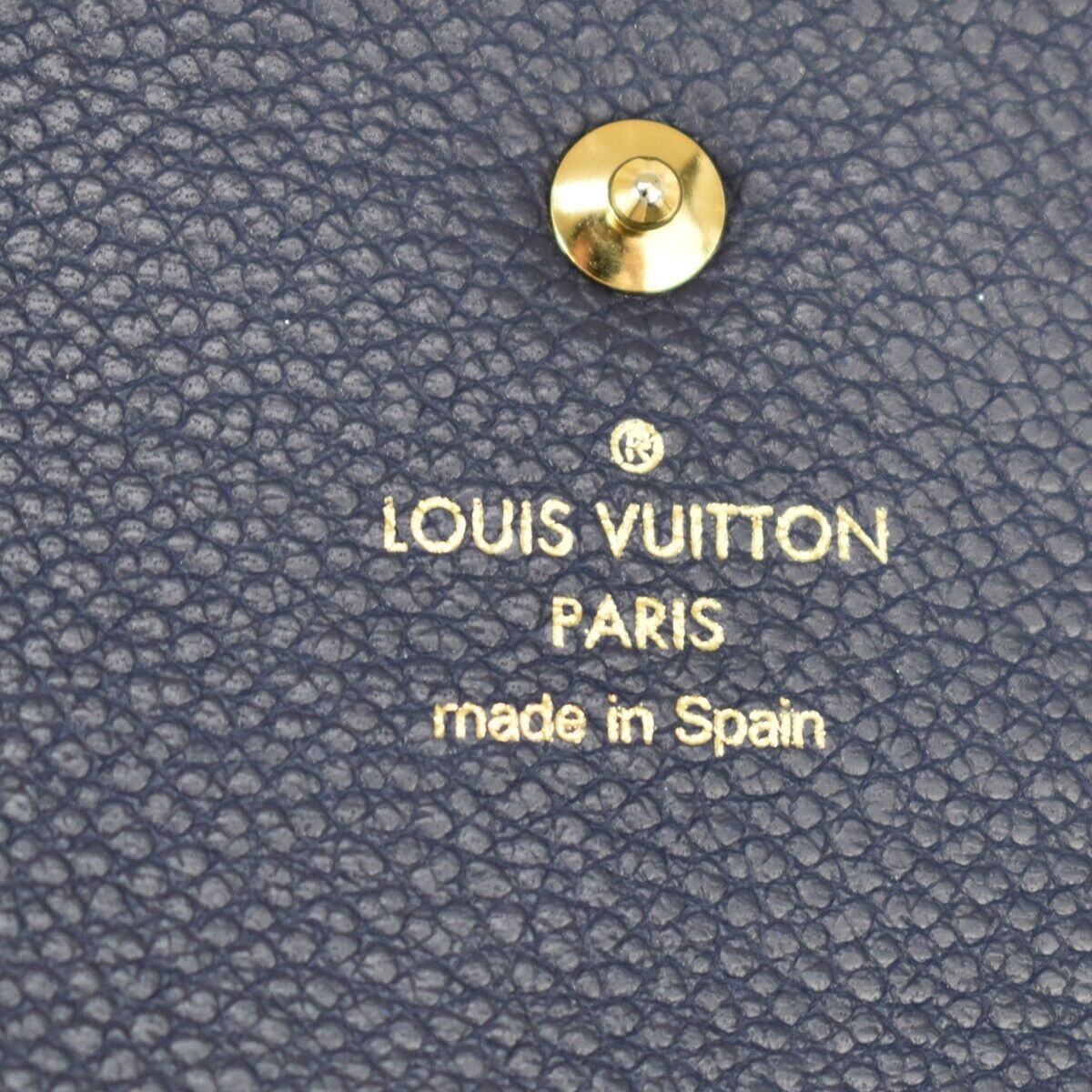LOUIS VUITTON PorteFeuille Virtuose Wallet Empreinte Leather Blue M60586 36SH083