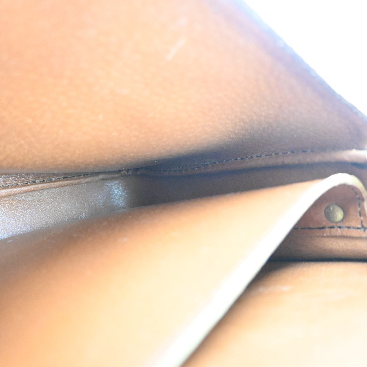 LOUIS VUITTON Cartouchiere GM Shoulder Bag Monogram Leather Brown M51252 39KC446