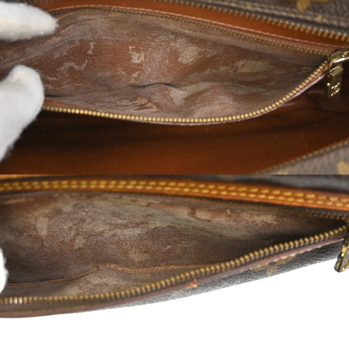 LOUIS VUITTON Marly Dragonne GM Clutch Hand Bag Monogram Brown M51825 67KC022
