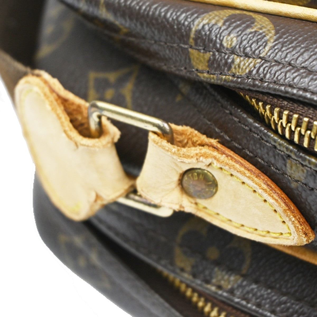LOUIS VUITTON Reporter Crossbody Shoulder Bag Monogram Leather BN M45254 82KC246