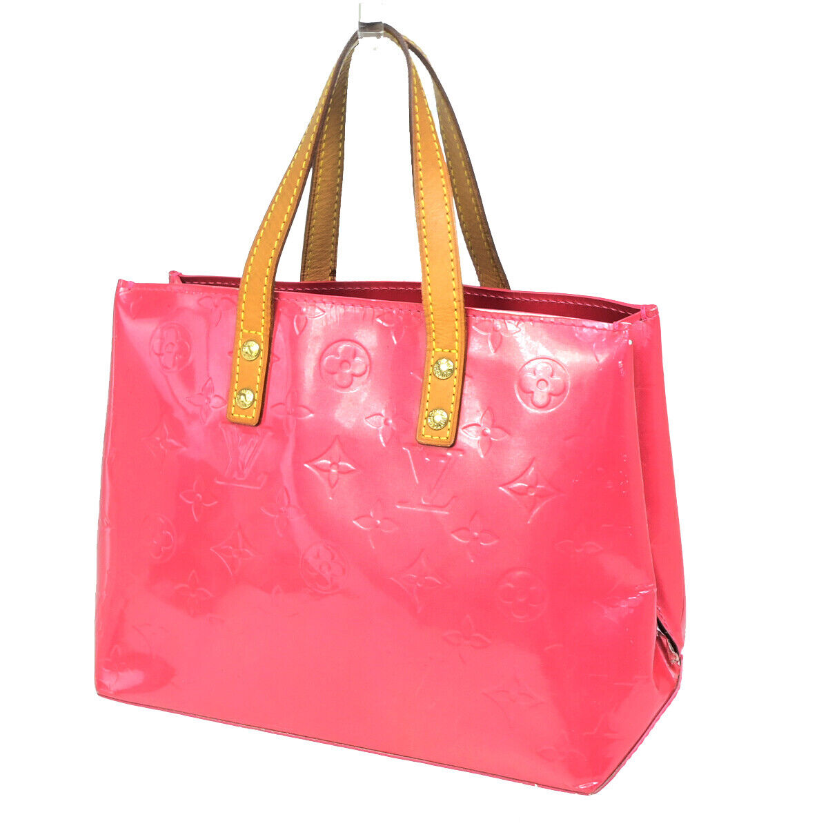 LOUIS VUITTON Read PM Hand Bag Monogram Vernis Patent Leather PK M9132F 30SJ062