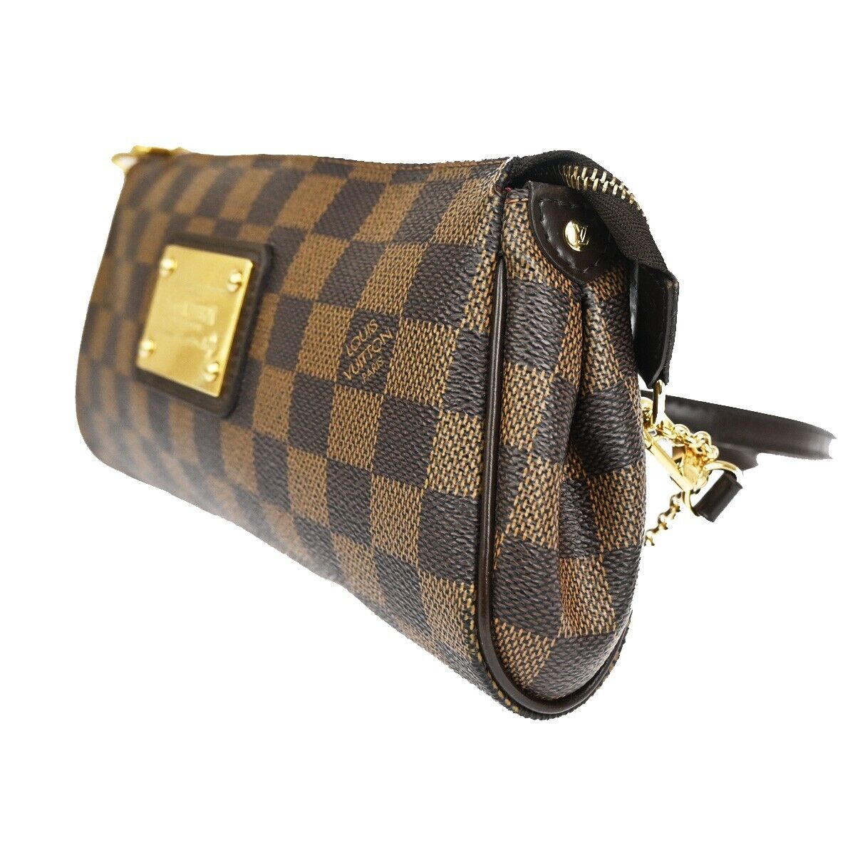 LOUIS VUITTON Damier Eva 2Way Hand Shoulder Bag Brown France N55213 627RF073