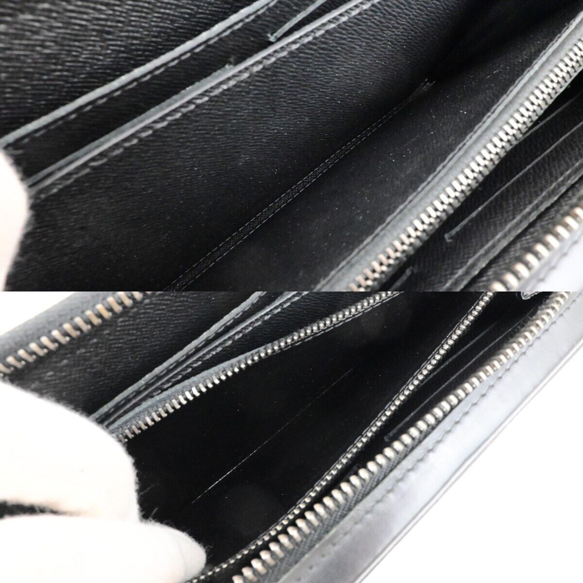 LOUIS VUITTON Zippy XL Long Bifold Wallet Monogram Eclipse BK M61698 99KA456
