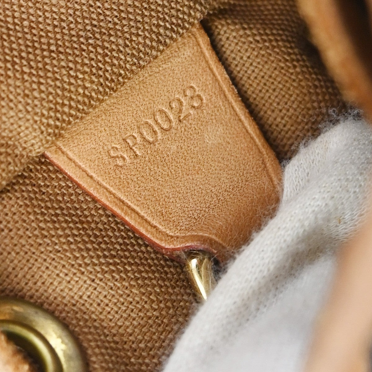 LOUIS VUITTON Montsouris MM Backpack Bag Monogram Leather Brown M51136 72KC944