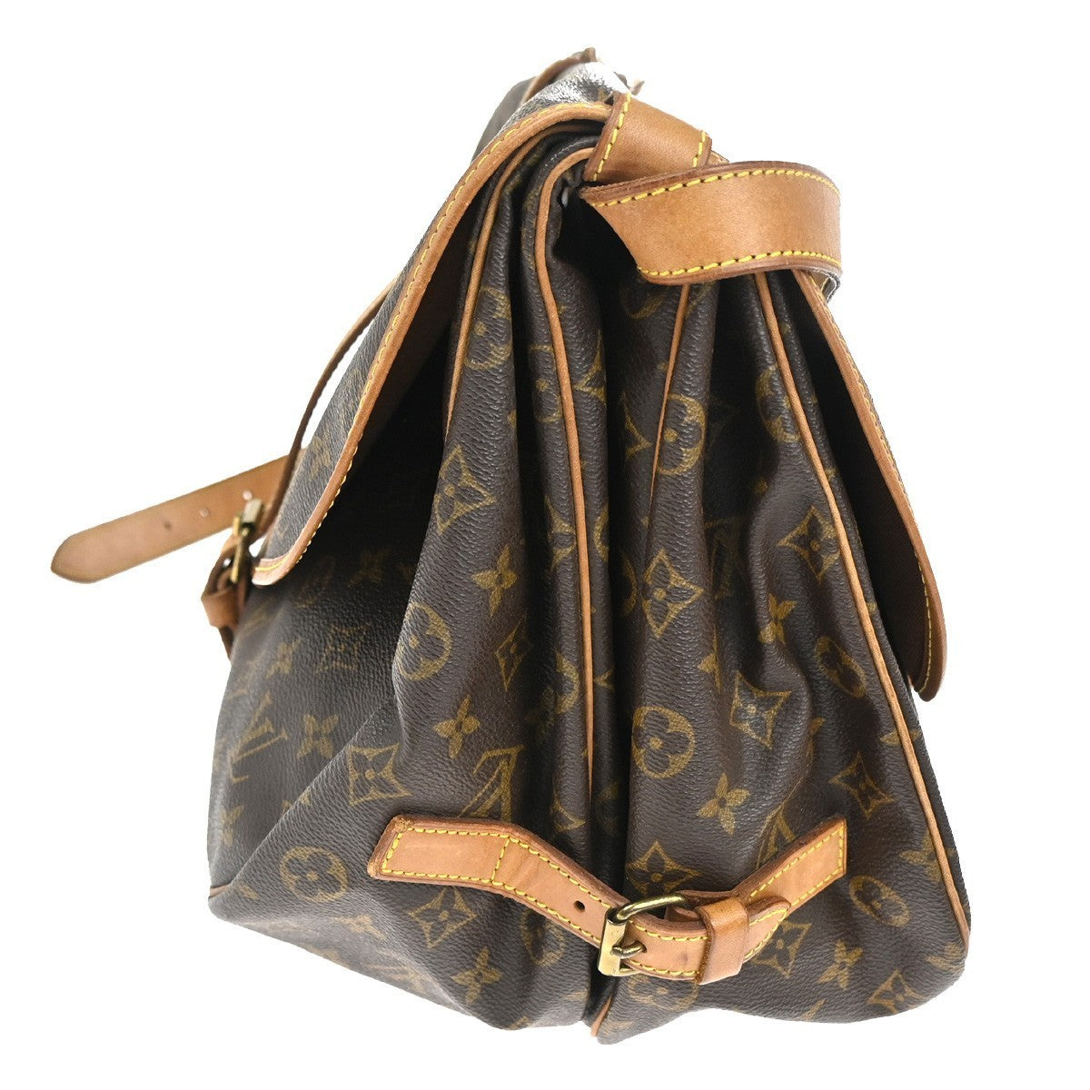 LOUIS VUITTON Saumur 35 Shoulder Bag Monogram Leather BN France M42254 84CA597