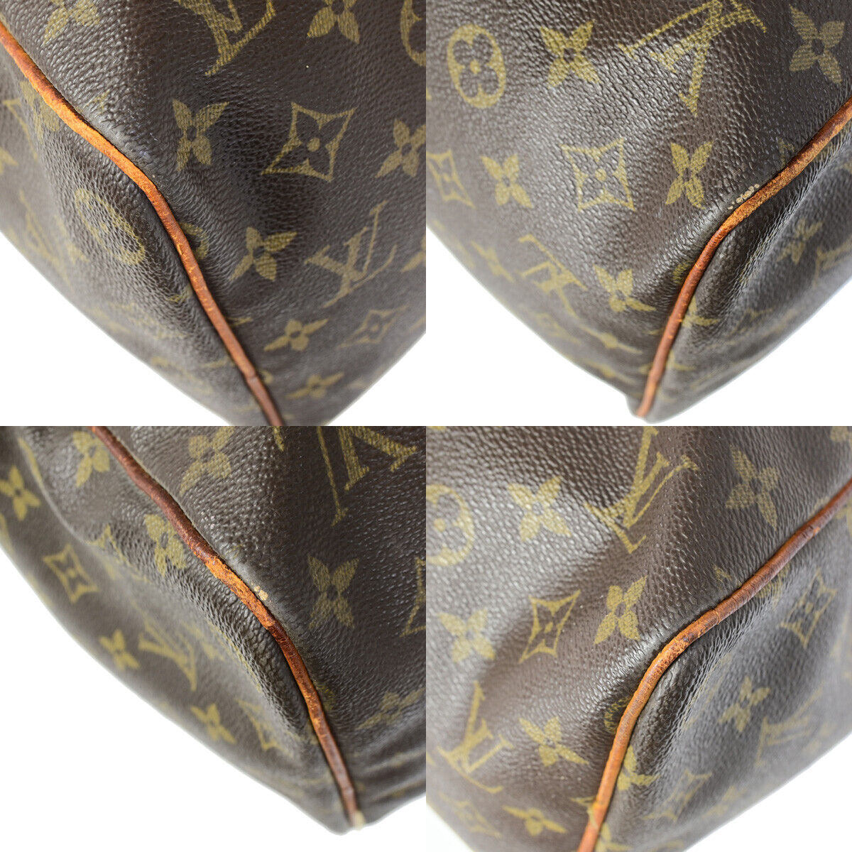 LOUIS VUITTON Keepall 45 Travel Hand Bag Monogram Leather Brown M41428 64SJ094