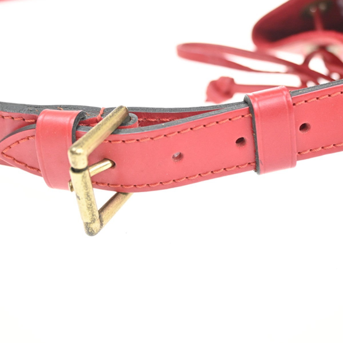LOUIS VUITTON Petit Noe Drawstring Shoulder Bag Epi Leather Red M44107 82CA882