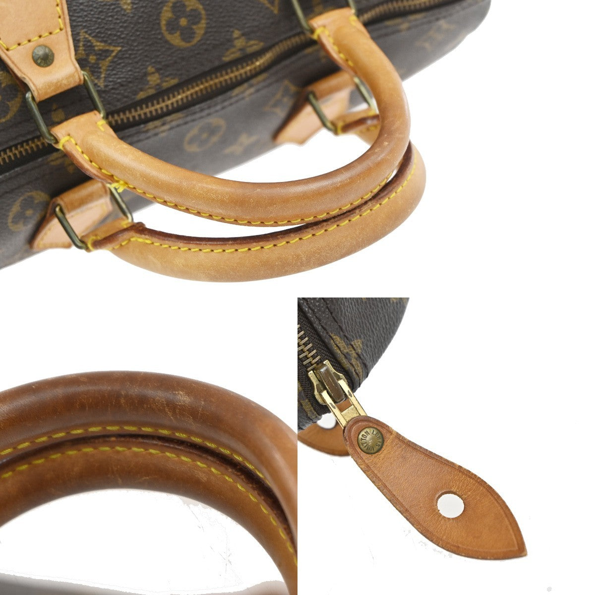 LOUIS VUITTON Speedy 30 Travel Hand Bag Monogram Leather Brown M41526 98YJ241