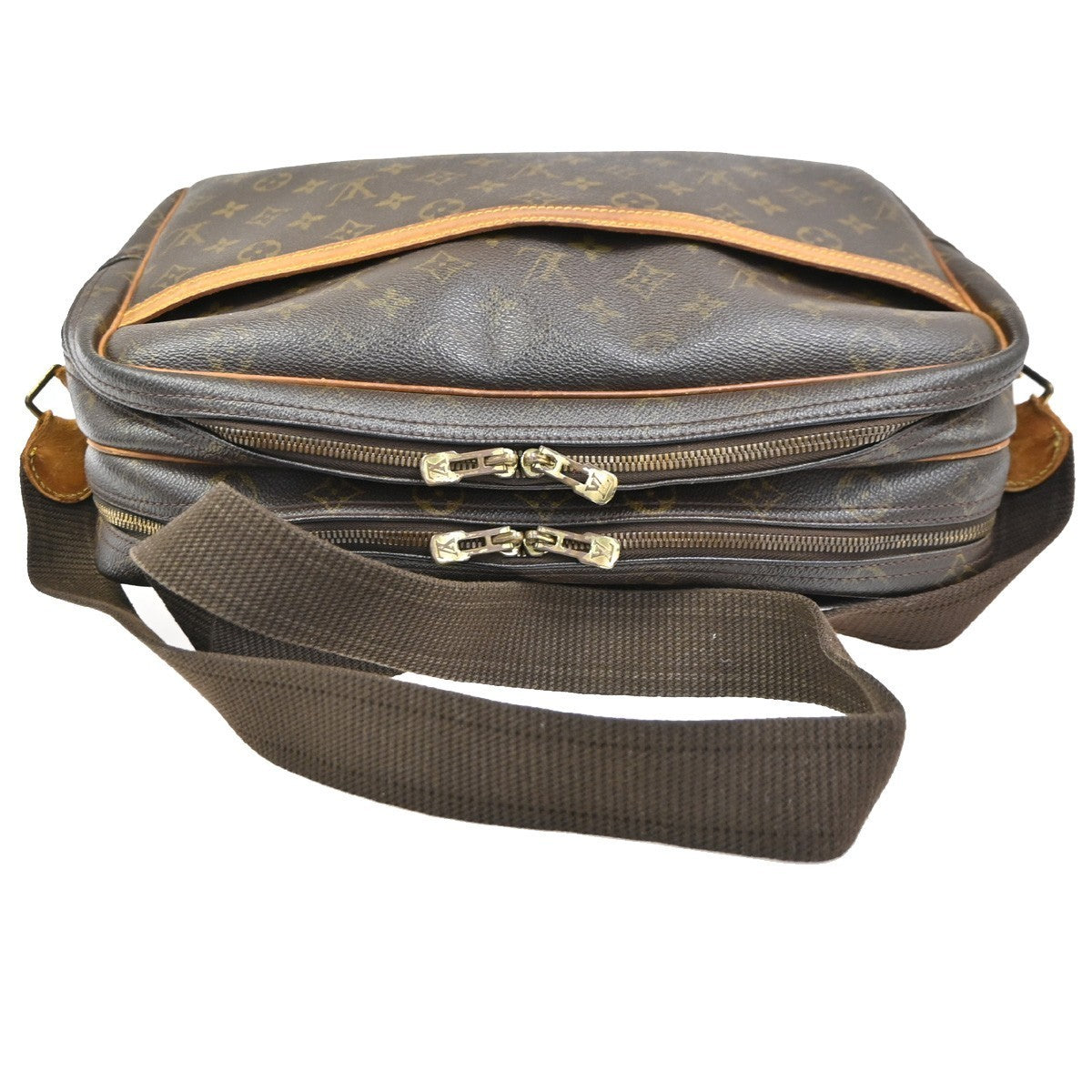 LOUIS VUITTON Reporter GM Crossbody Shoulder Bag Monogram Leather M45252 39KC606