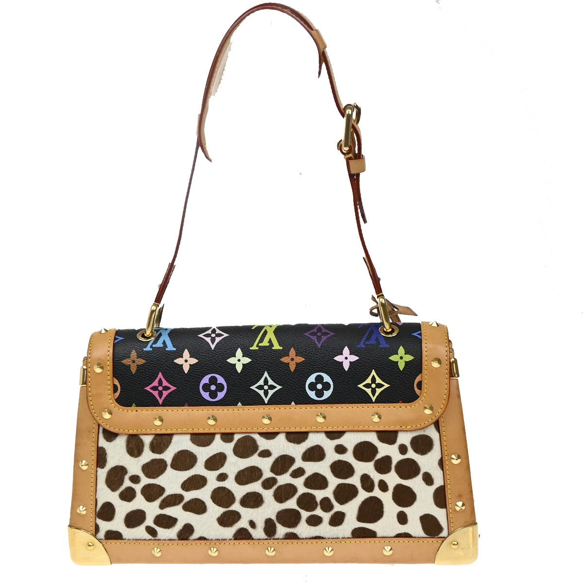 LOUIS VUITTON Sac Dalmatian Shoulder Bag Monogram Multi Black M92825 816LC565