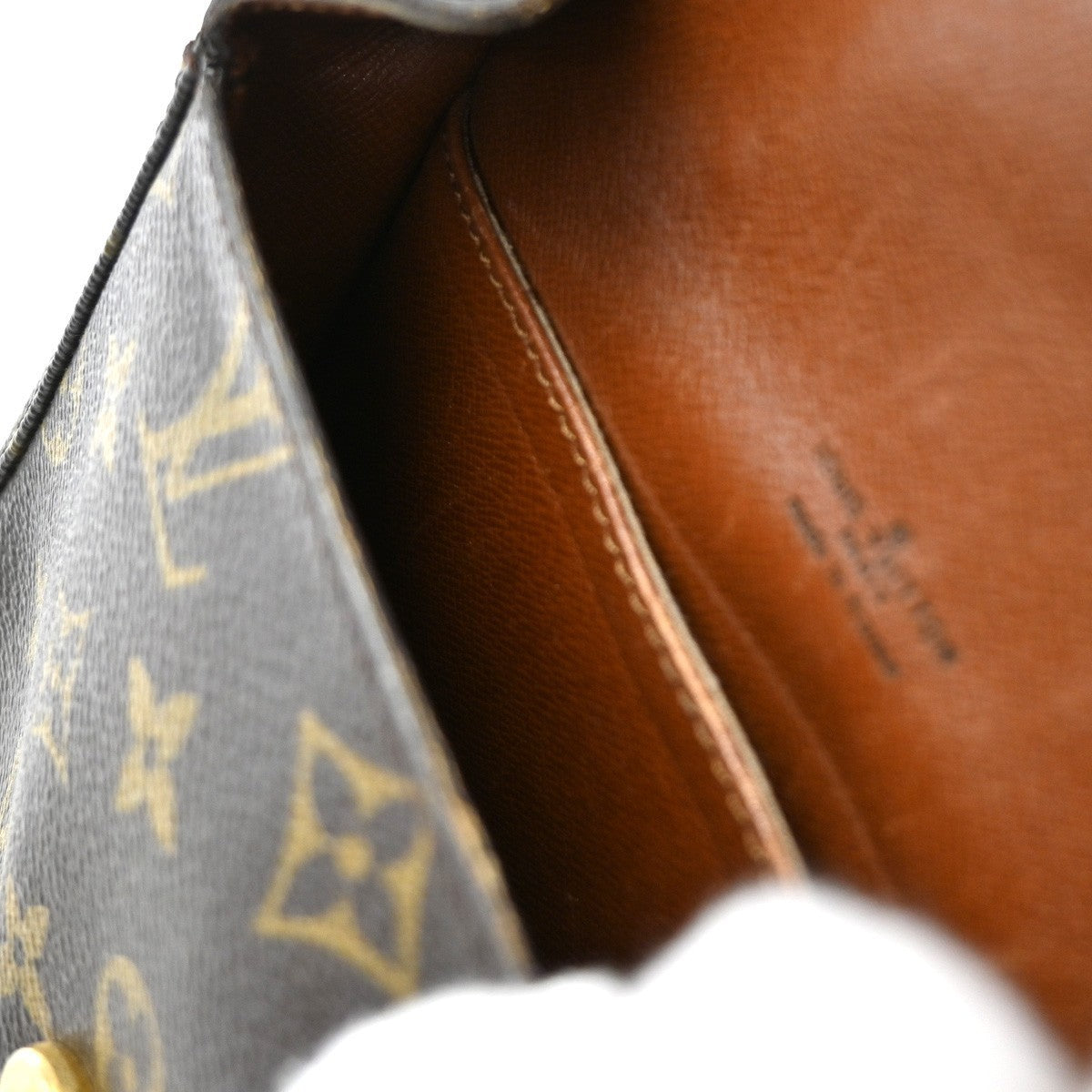 LOUIS VUITTON Mini Saint Cloud Shoulder Bag Monogram Leather BN M51244 80TA398