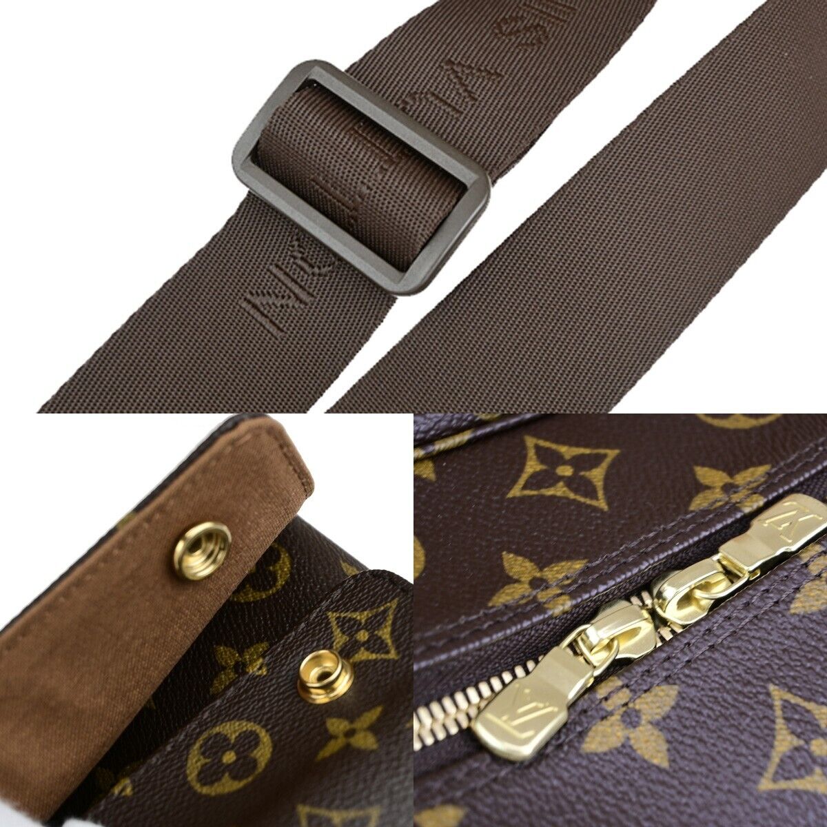 LOUIS VUITTON Naviglio Shoulder Bag Monogram Leather BN France M50205 683RK654