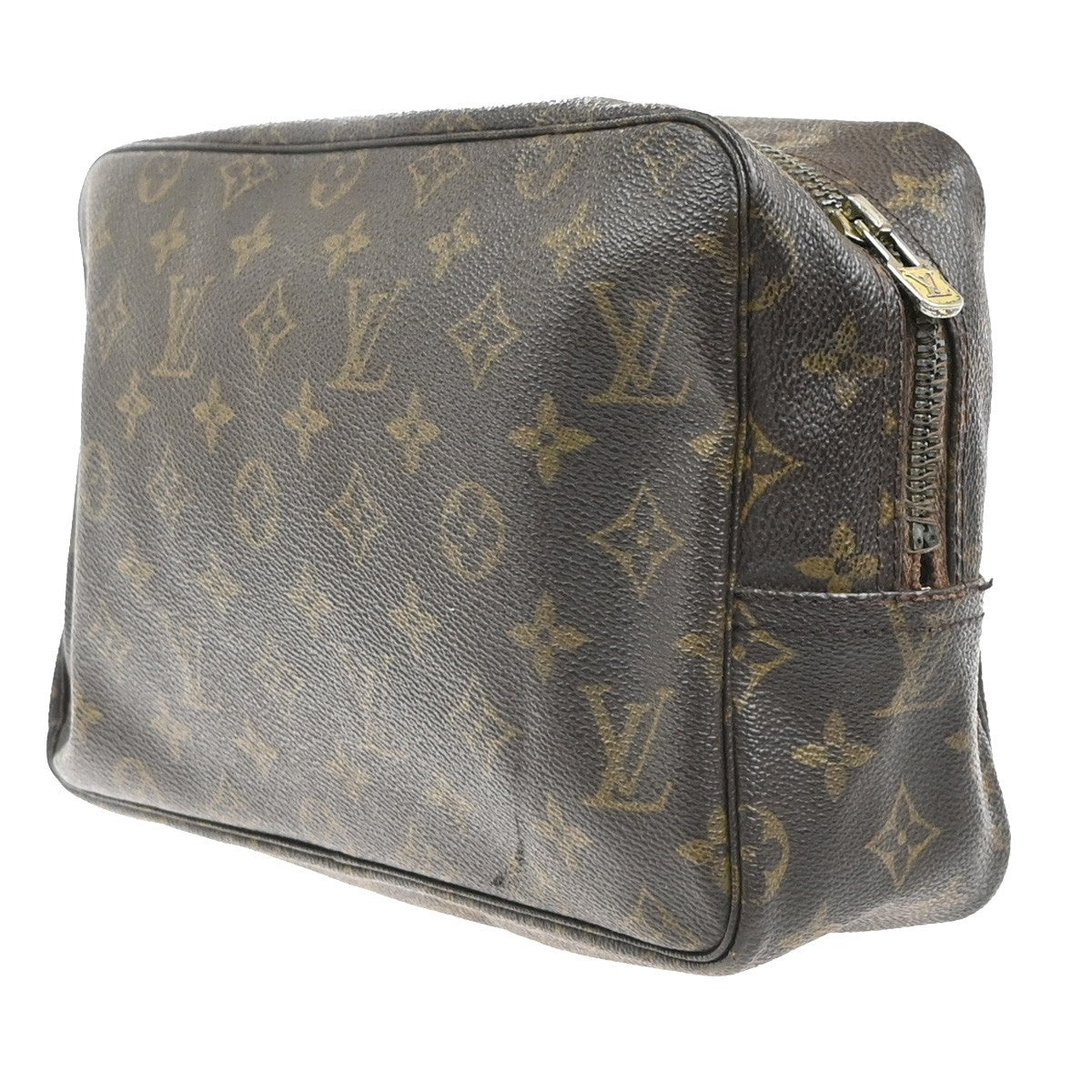 LOUIS VUITTON Trousse Toilette 28 Clutch Hand Bag Monogram Brown M47522 07MA464