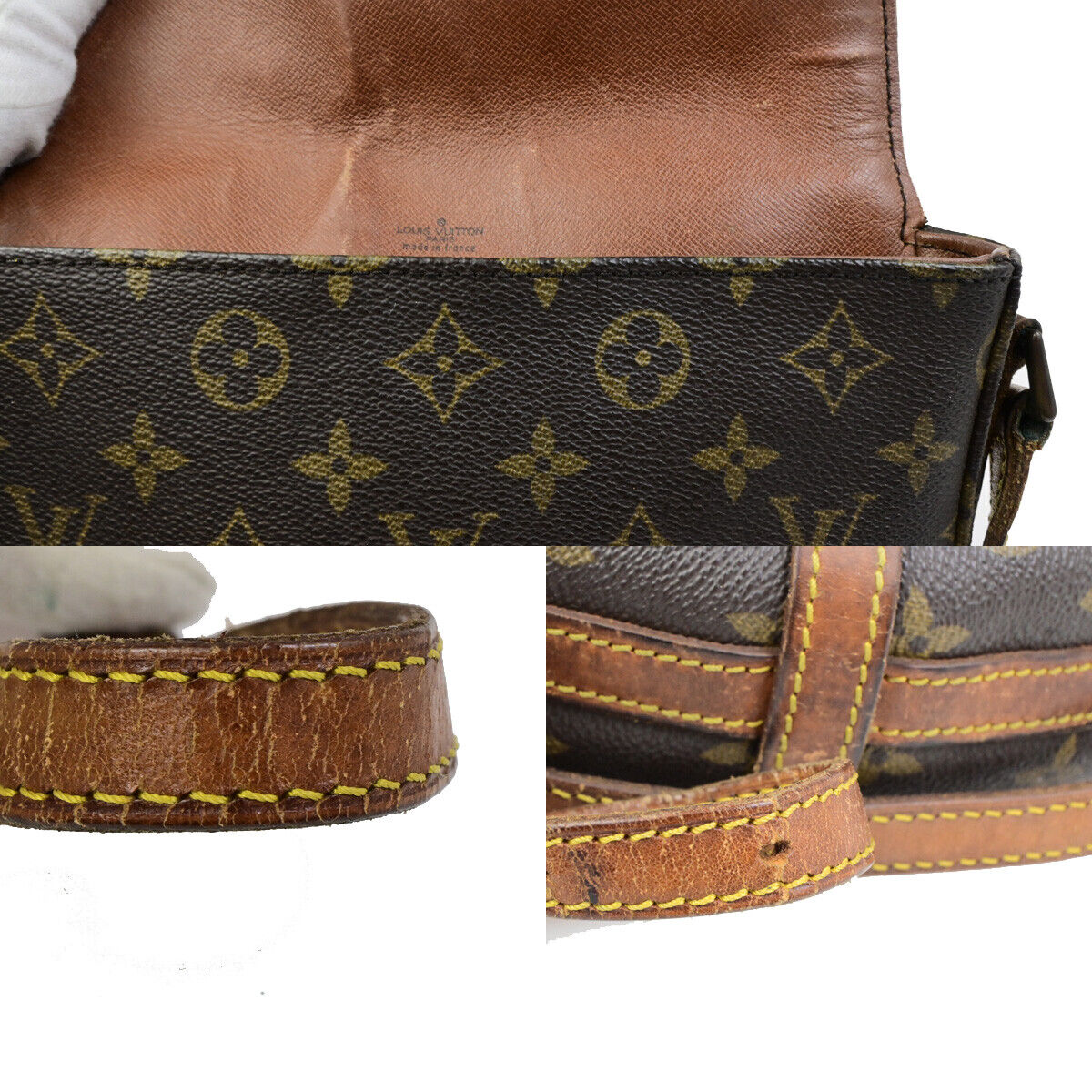LOUIS VUITTONI Chantilly MM Shoulder Bag Monogram Leather Brown M51233 61SJ537