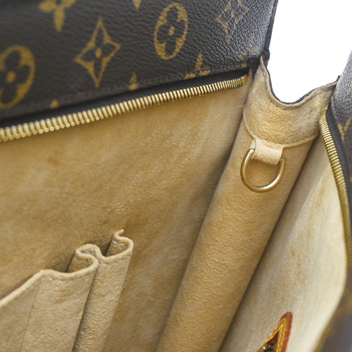 LOUIS VUITTON BABYLONE Shoulder Bag Monogram Leather Brown France M51102 73KC195