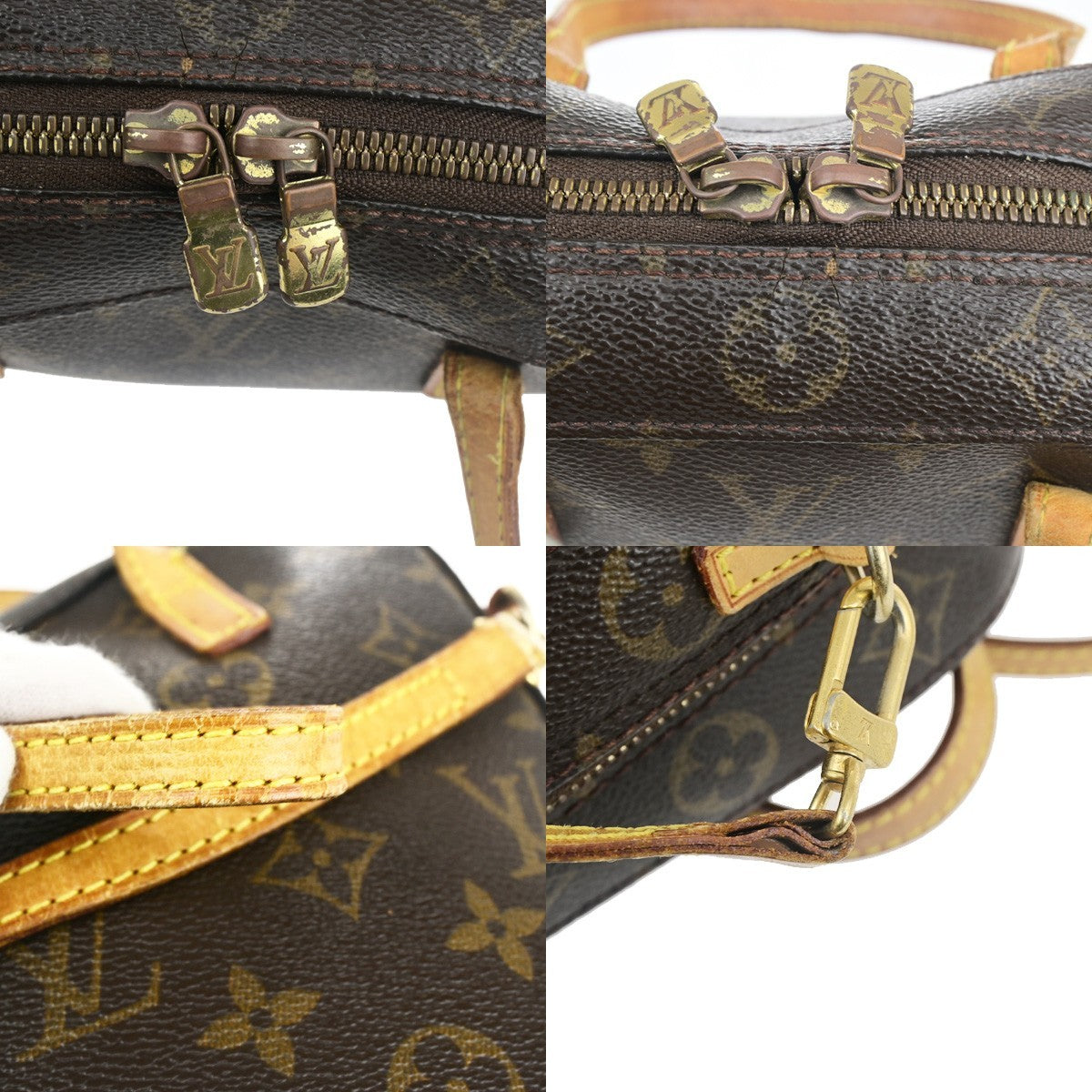 LOUIS VUITTON Spontini 2Way Shoulder Hand Bag Monogram Leather M47500 86KB260