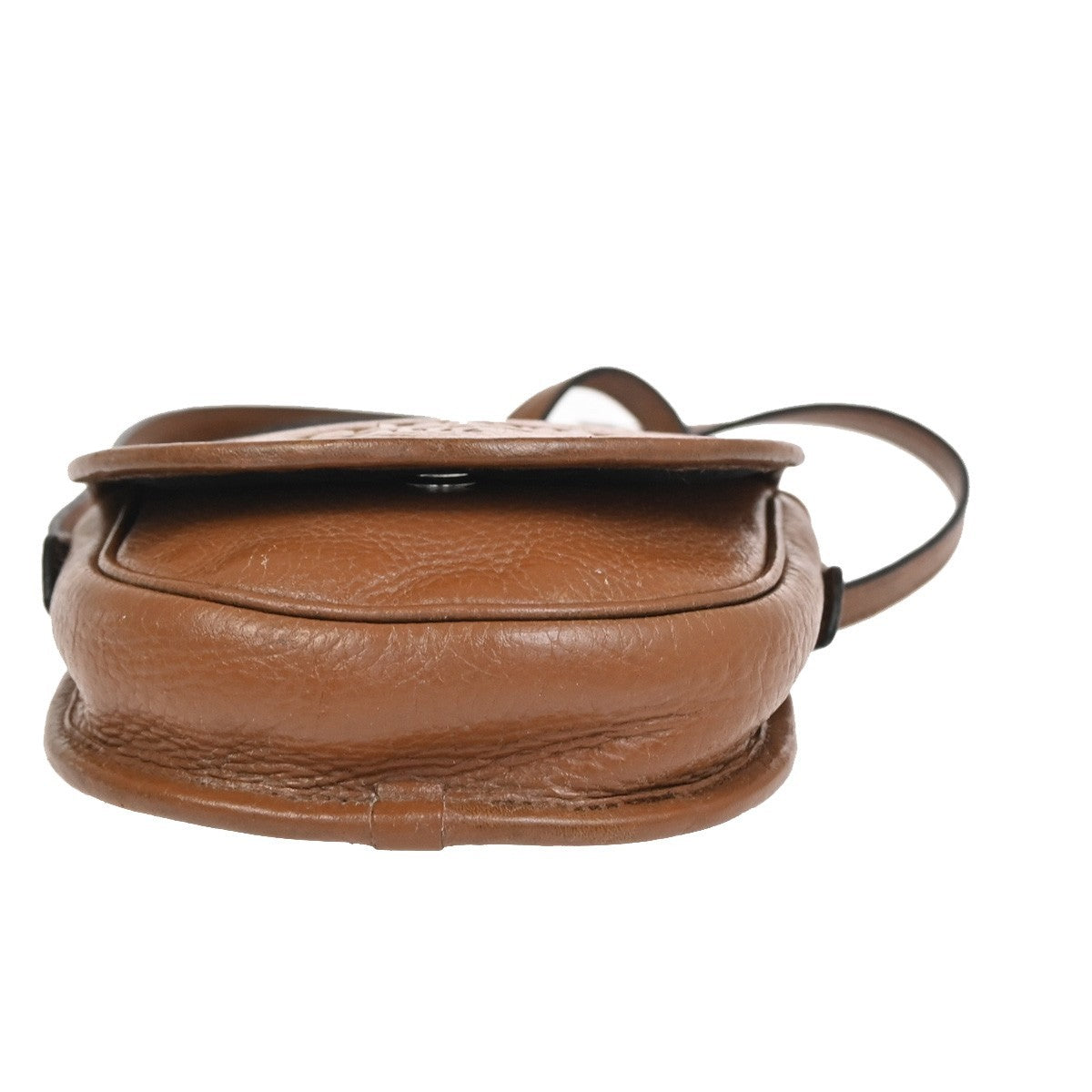 LOEWE Heritage 1846 Mini Crossbody Bag Adjustable Strap Leather Brown 38ZA362