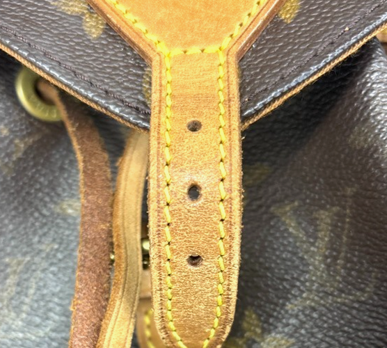 LOUIS VUITTON Mini Montsouris Backpack Bag Monogram Leather Brown M51137 96MA061